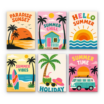 Escapada de verano sin fin – Pintura por números