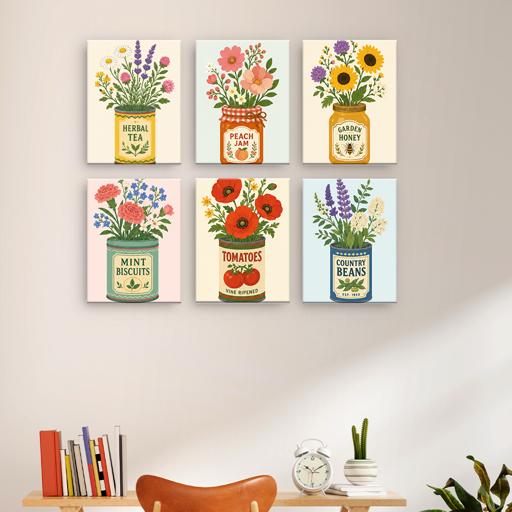 Jardín en una lata – Pintura por números