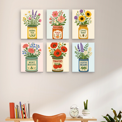 Jardín en una lata – Pintura por números