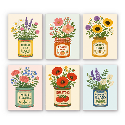 Jardín en una lata – Pintura por números