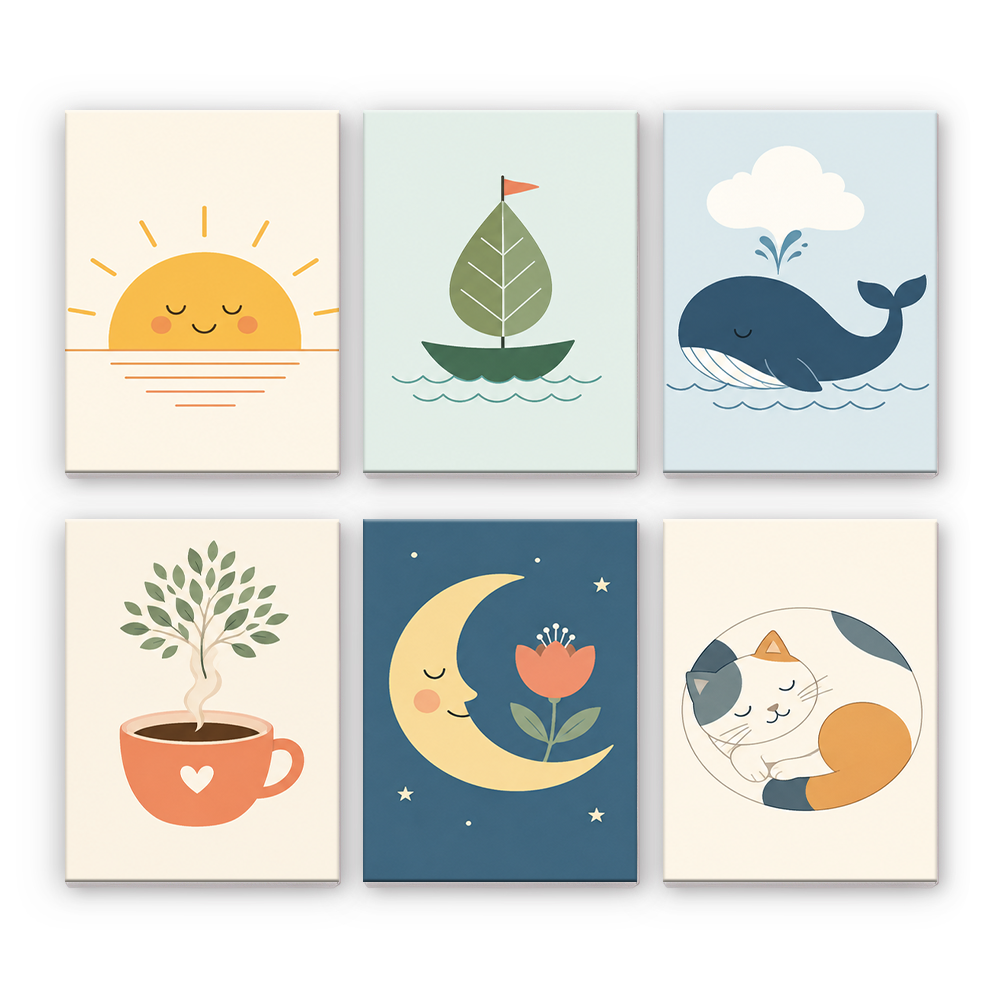 Pequeños momentos de calma – Pintura por números