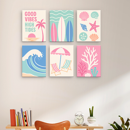 Buenas vibras y mareas altas – Pintura por números