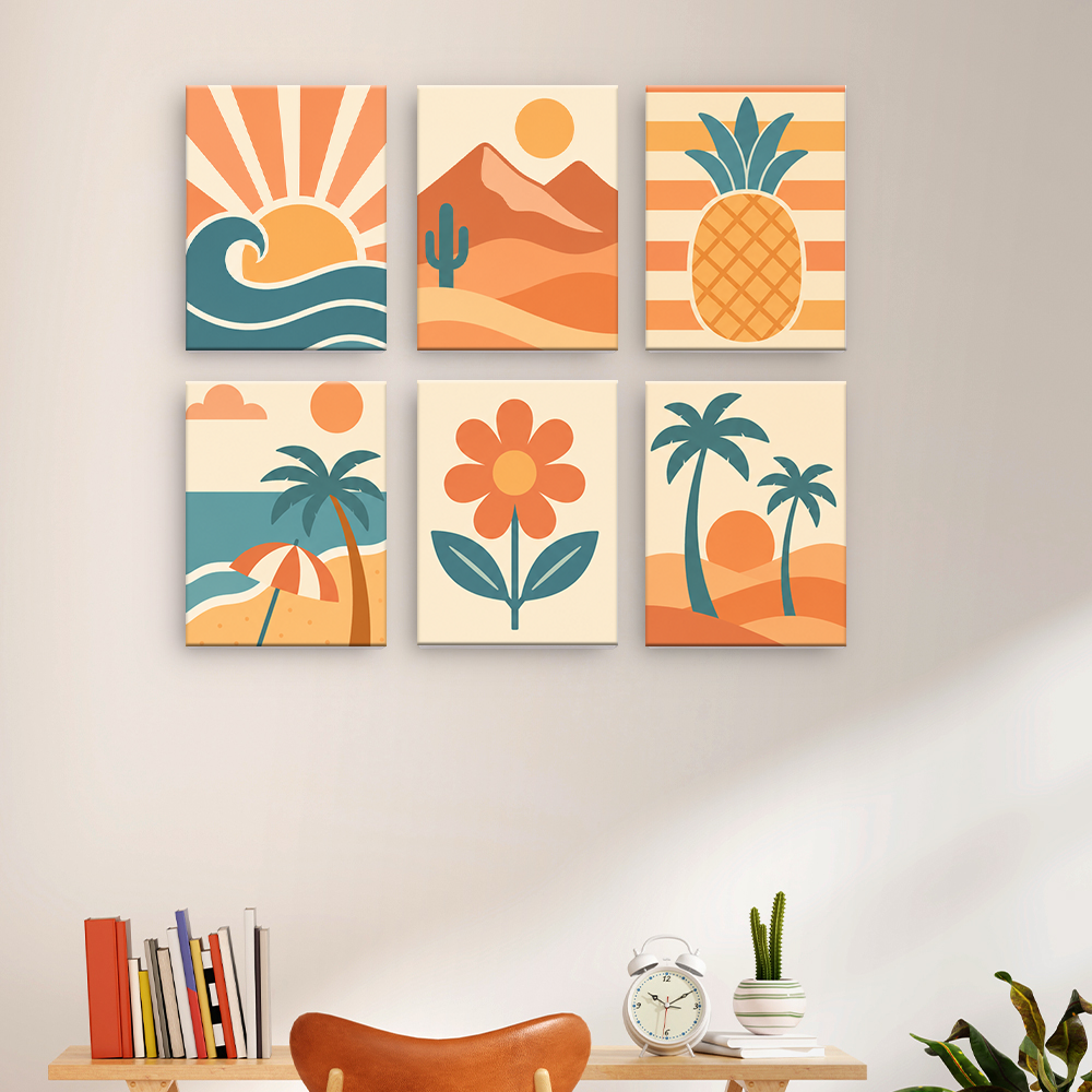 Escapada soleada – Pintura por números