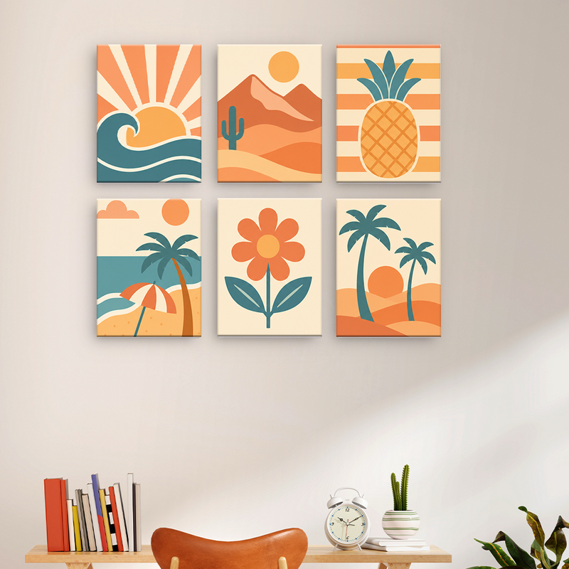 Escapada soleada – Pintura por números