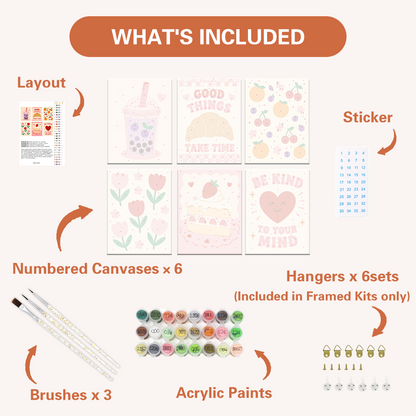 Dulces pequeñas alegrías – Pintura por números