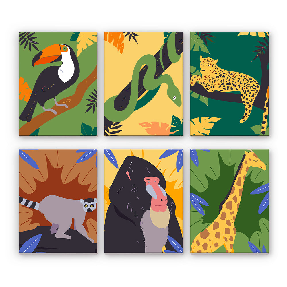 Animales de la selva tropical