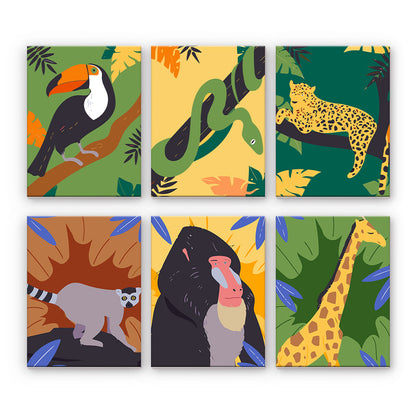 Animales de la selva tropical