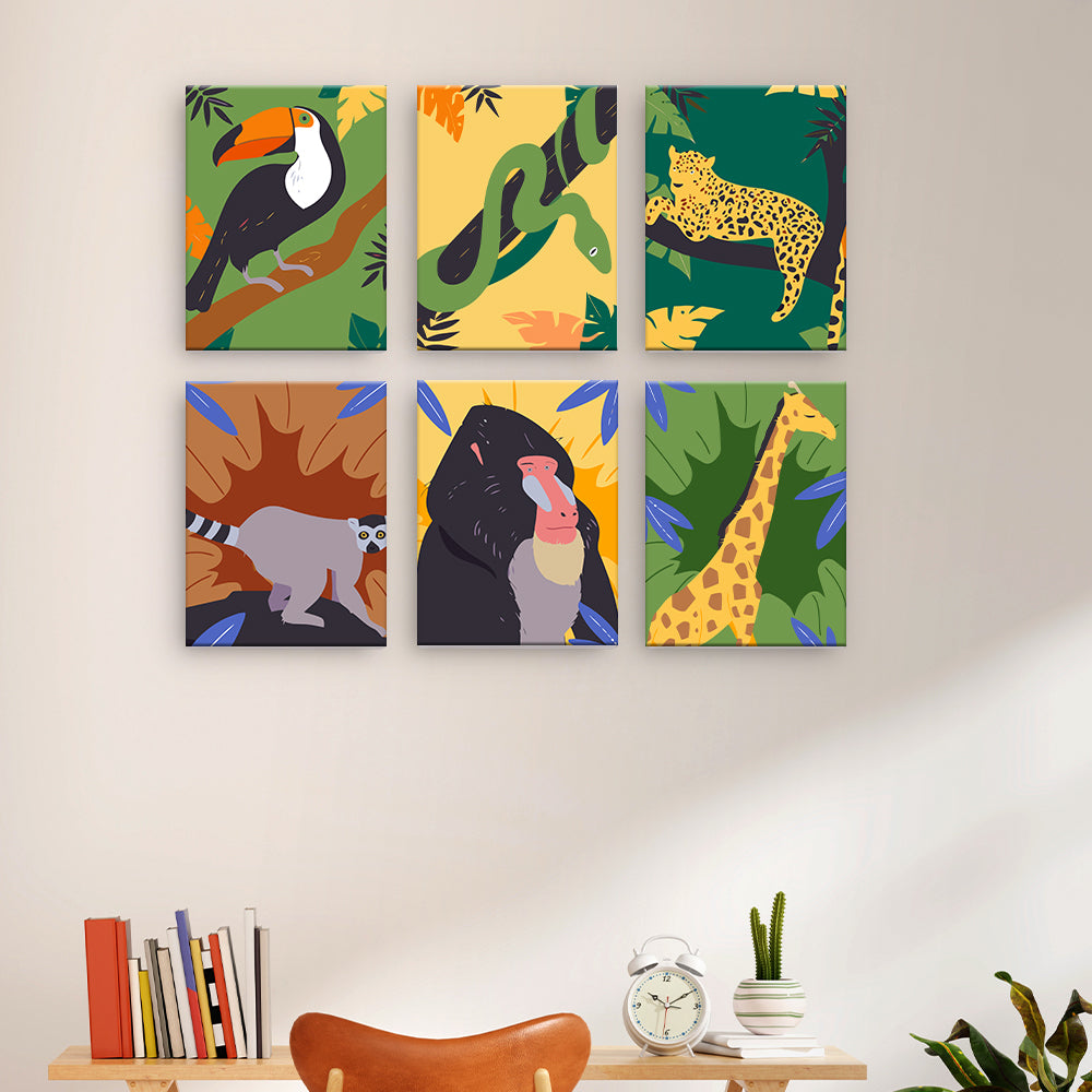 Animales de la selva tropical