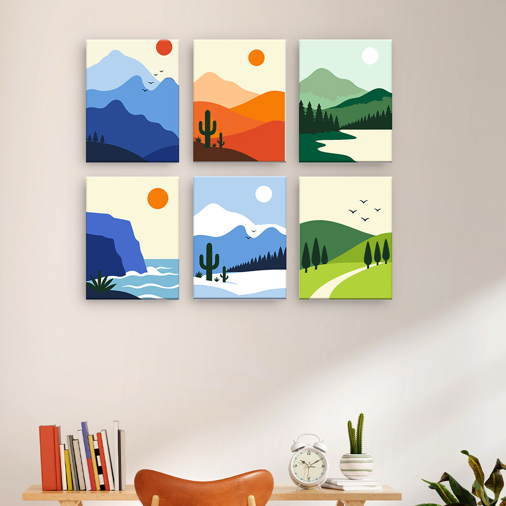 Paisajes minimalistas