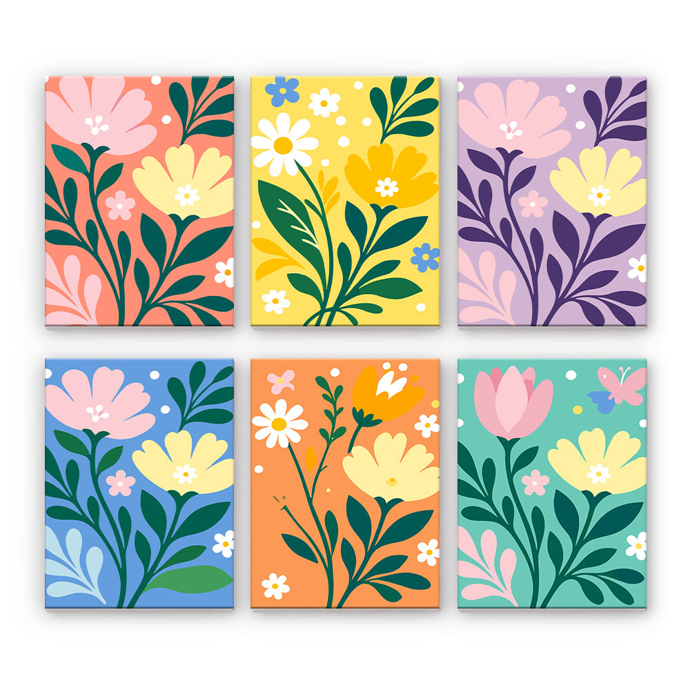 Flores de colores