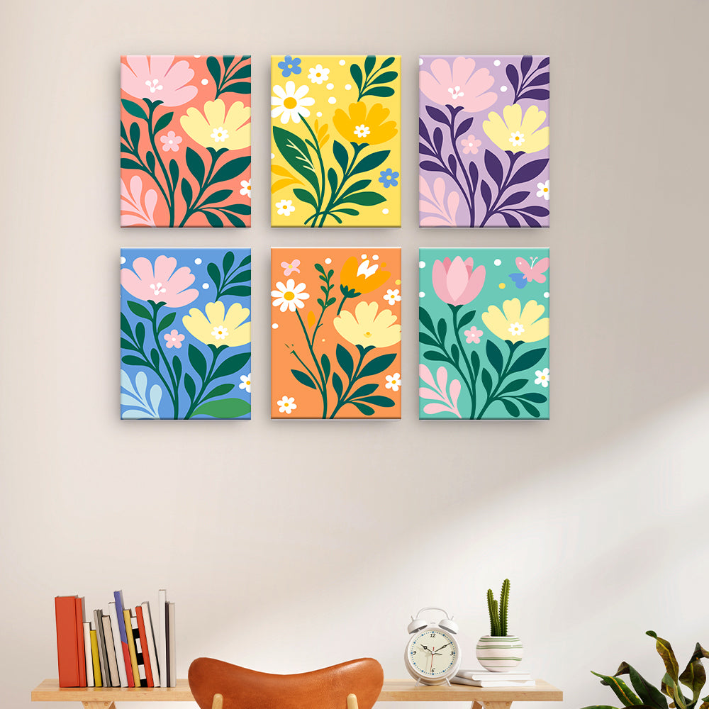 Flores de colores