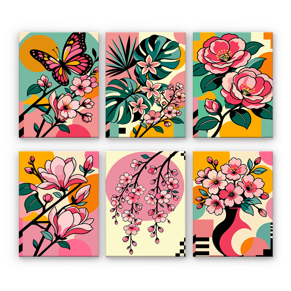 Flores de arte pop