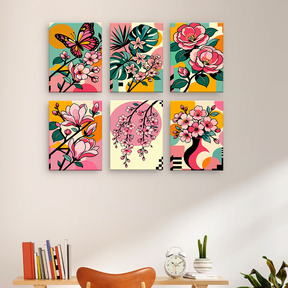 Flores de arte pop