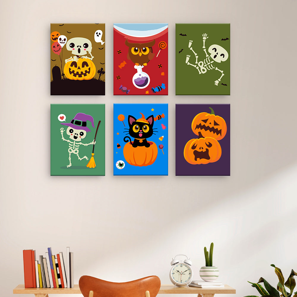 Lindos personajes de Halloween