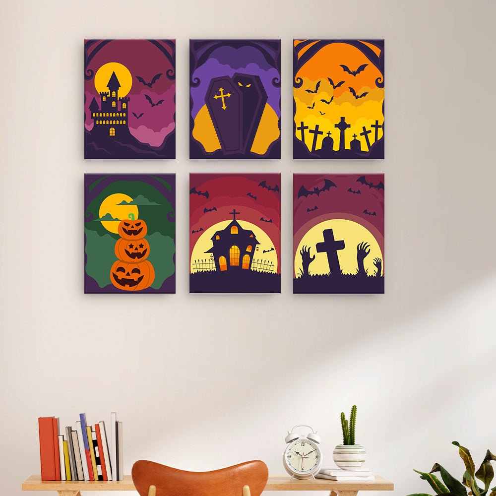 Escenas góticas de Halloween
