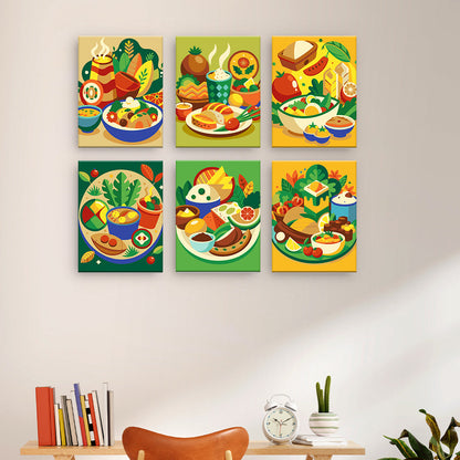 Comida mexicana colorida