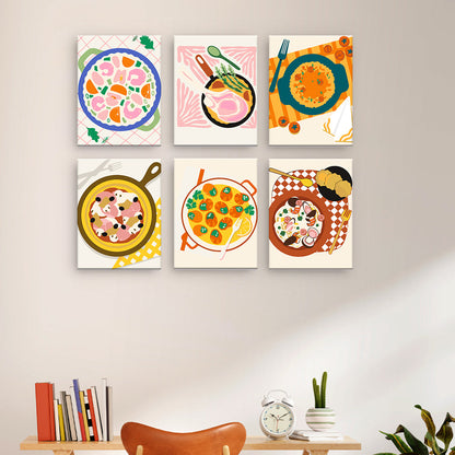 Ilustraciones de comida reconfortante