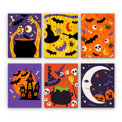 Escenas de monstruos de Halloween