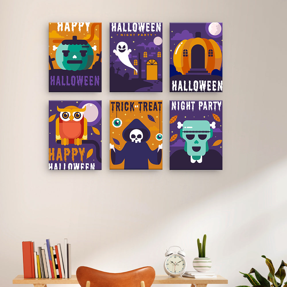Carteles de fiesta de Halloween