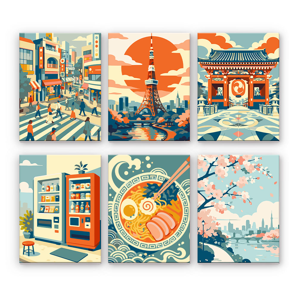 Escenas de viajes de Tokio