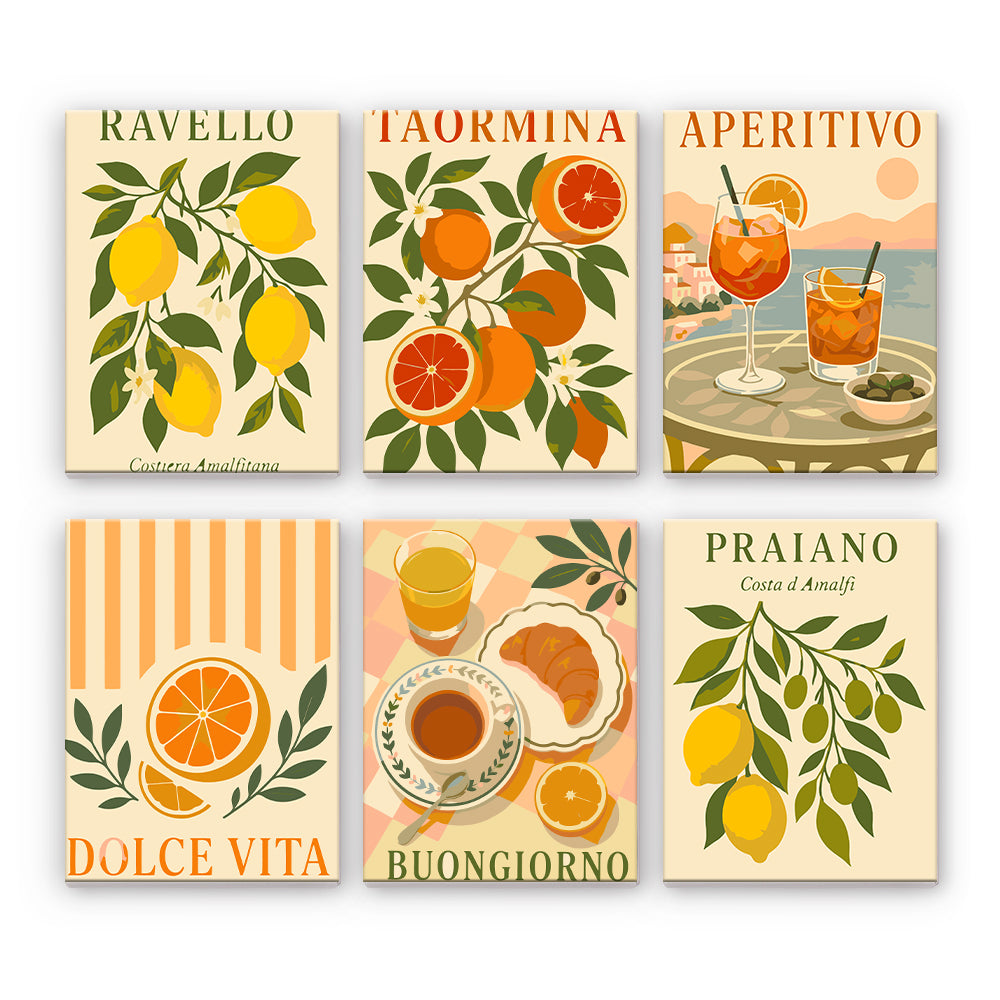 Limones de Amalfi y aperitivo