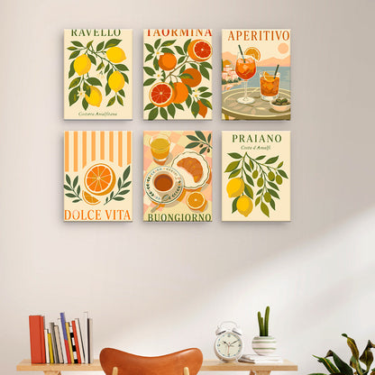 Limones de Amalfi y aperitivo