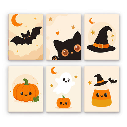 Íconos mínimos de Halloween