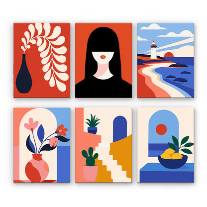 Retratos modernos y naturalezas muertas