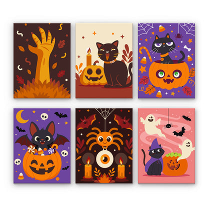 Lindos gatos de Halloween