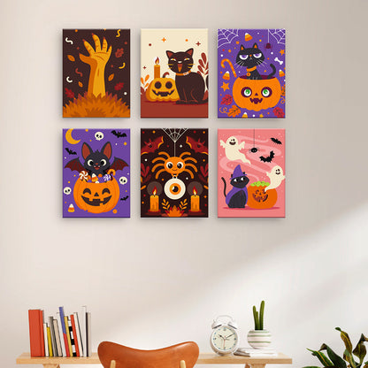 Lindos gatos de Halloween