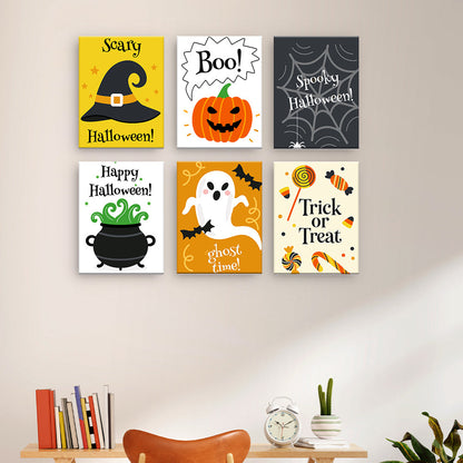 Carteles tipográficos de Halloween