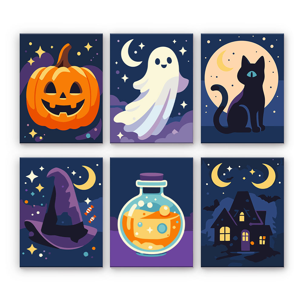 Linda magia de Halloween