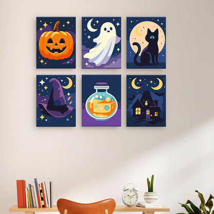 Linda magia de Halloween