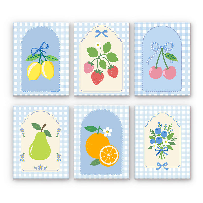 Etiquetas de frutas vintage