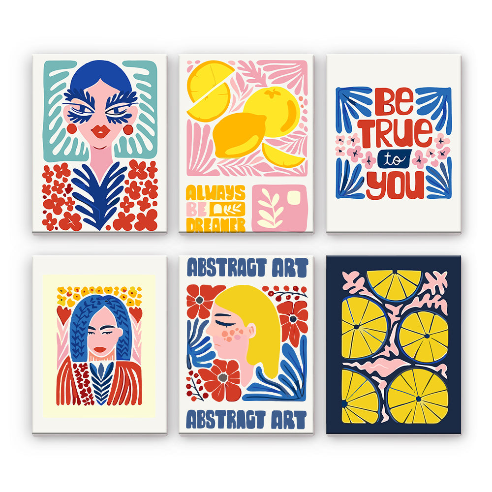 Limones abstractos y mujeres