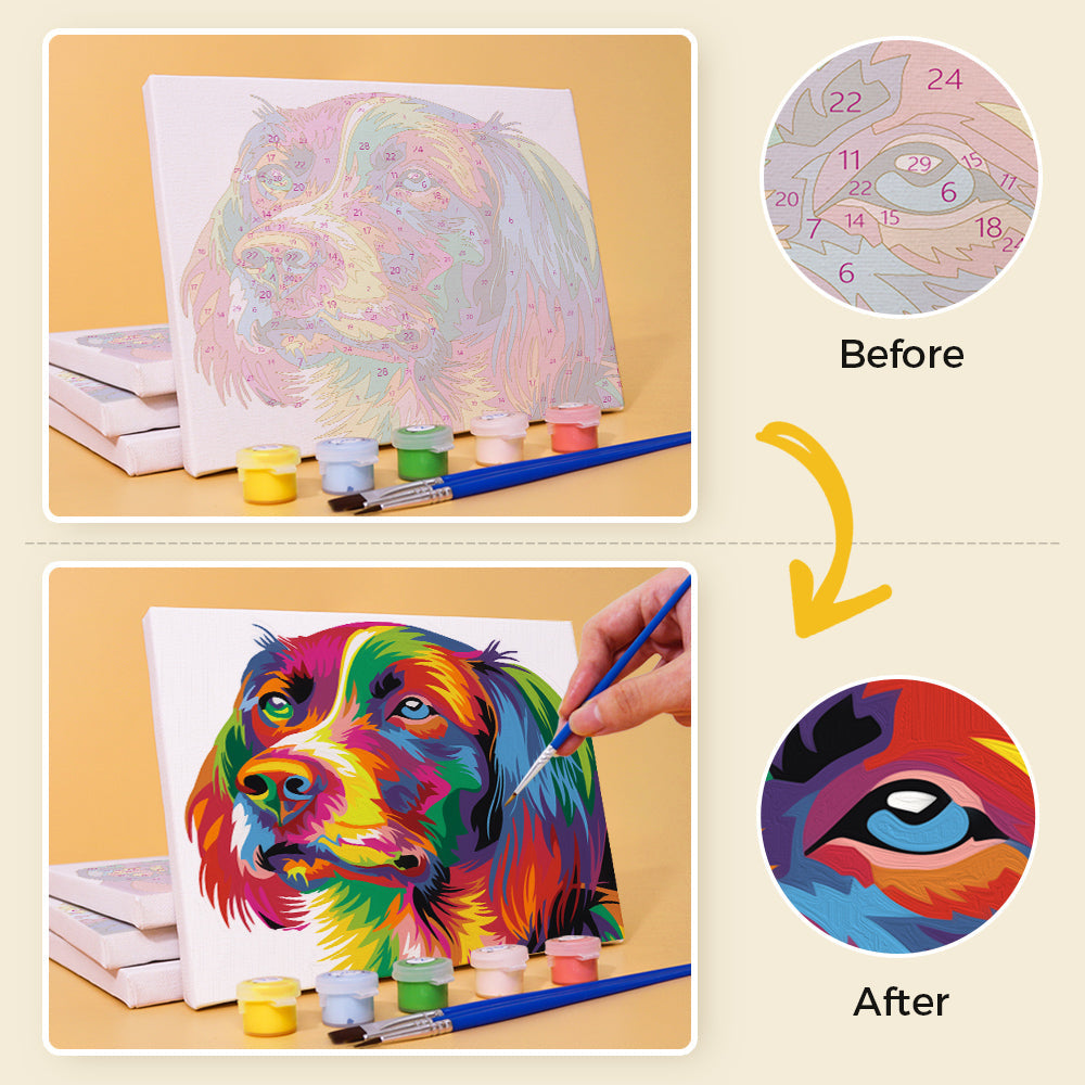 Animales Coloridos - Pintar por Números