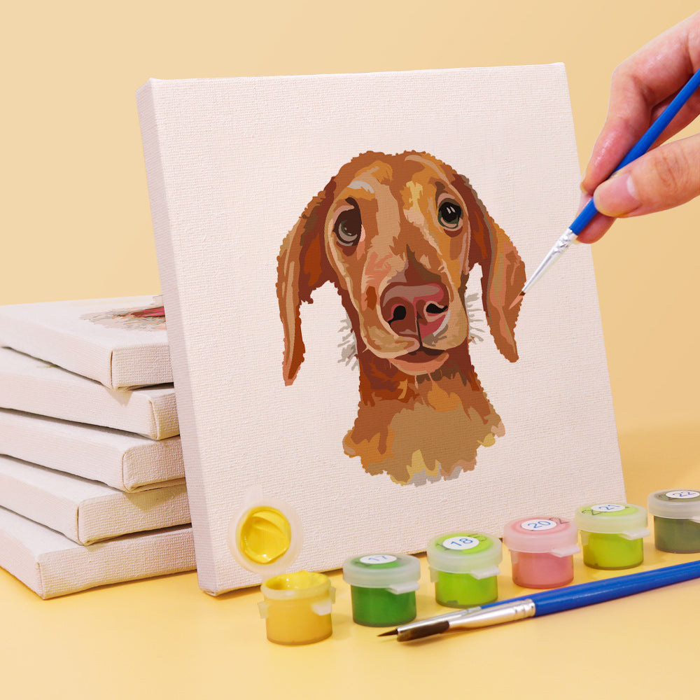 Conjunto de Perros - Pintar por Números
