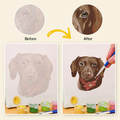 Conjunto de Perros - Pintar por Números