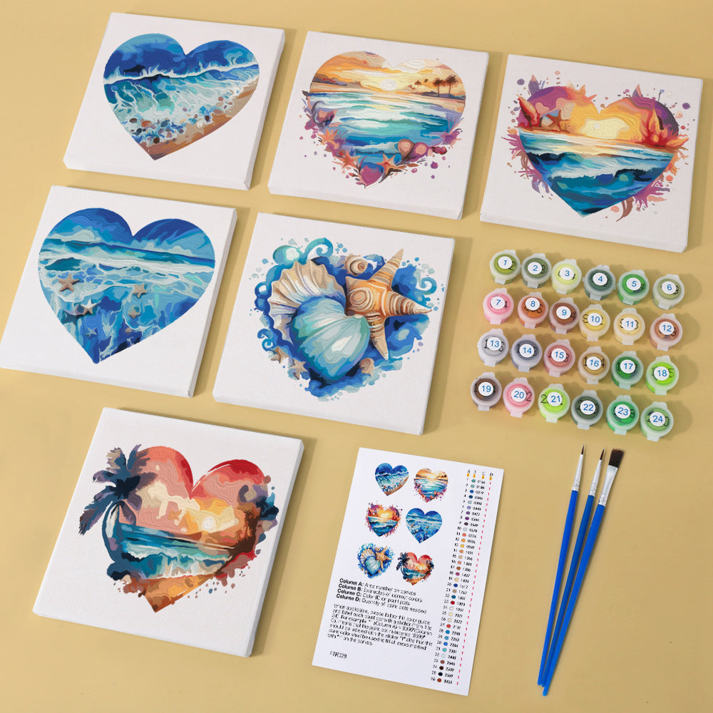 CorazóN Del OcéAno - Pintar por Números